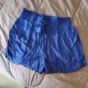 Blue shorts